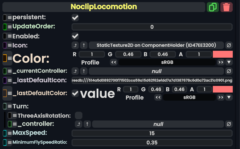 Component:NoclipLocomotion - Resonite Wiki