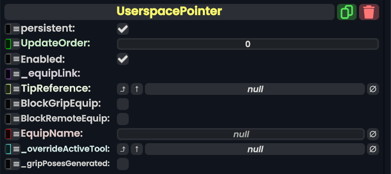 Component:UserspacePointer - Resonite Wiki