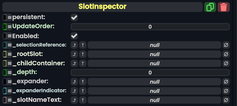 Component:SlotInspector - Resonite Wiki