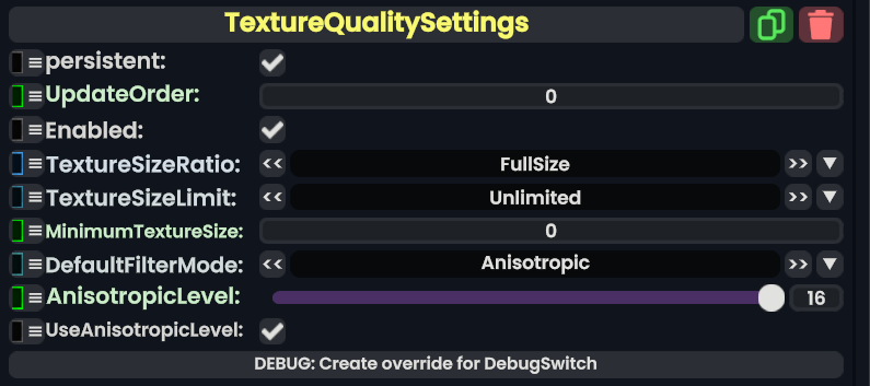 Component:TextureQualitySettings - Resonite Wiki