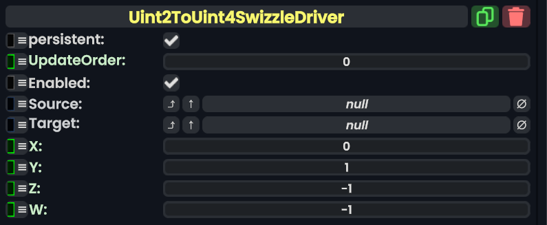 Component:Uint2ToUint4SwizzleDriver - Resonite Wiki
