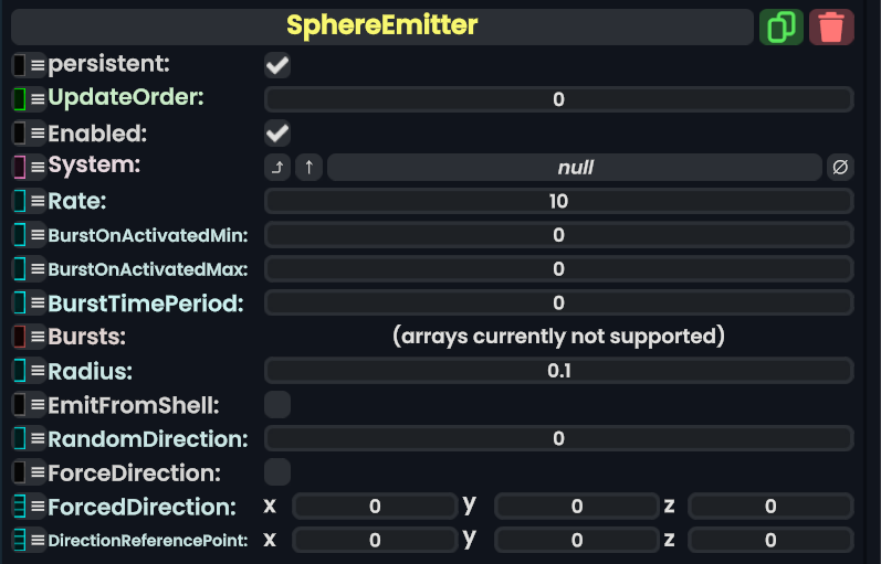 Component:SphereEmitter - Resonite Wiki