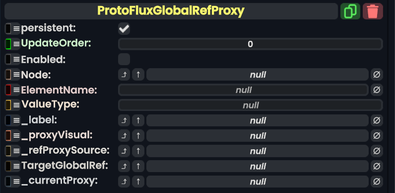 Component:ProtoFluxGlobalRefProxy - Resonite Wiki