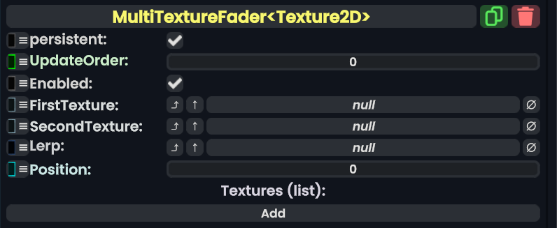 Component:MultiTextureFader - Resonite Wiki