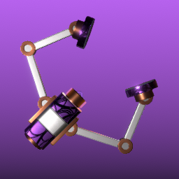 A small glue gun looking tool.