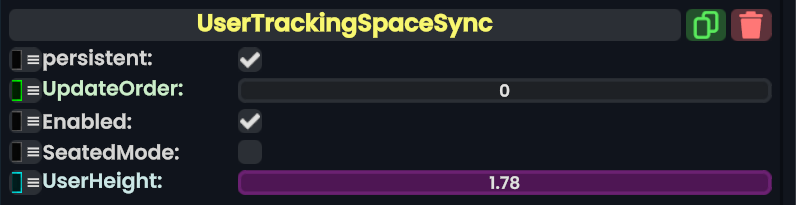 Component:UserTrackingSpaceSync - Resonite Wiki