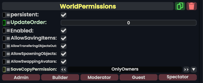 Component:WorldPermissions - Resonite Wiki