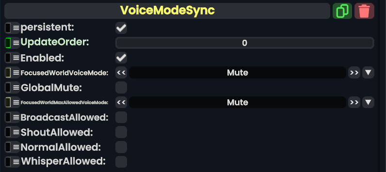 Component:VoiceModeSync - Resonite Wiki
