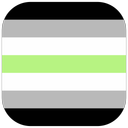 Agender pride flag
