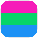 Polysexual pride flag