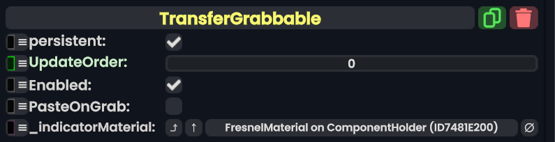 Component:TransferGrabbable - Resonite Wiki