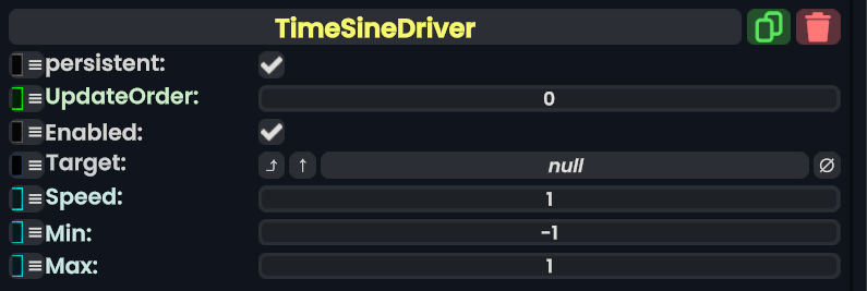 Component:TimeSineDriver - Resonite Wiki