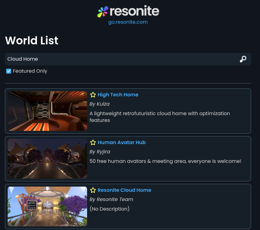 go.resonite.com - Resonite Wiki