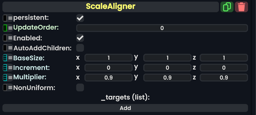 Component:ScaleAligner - Resonite Wiki
