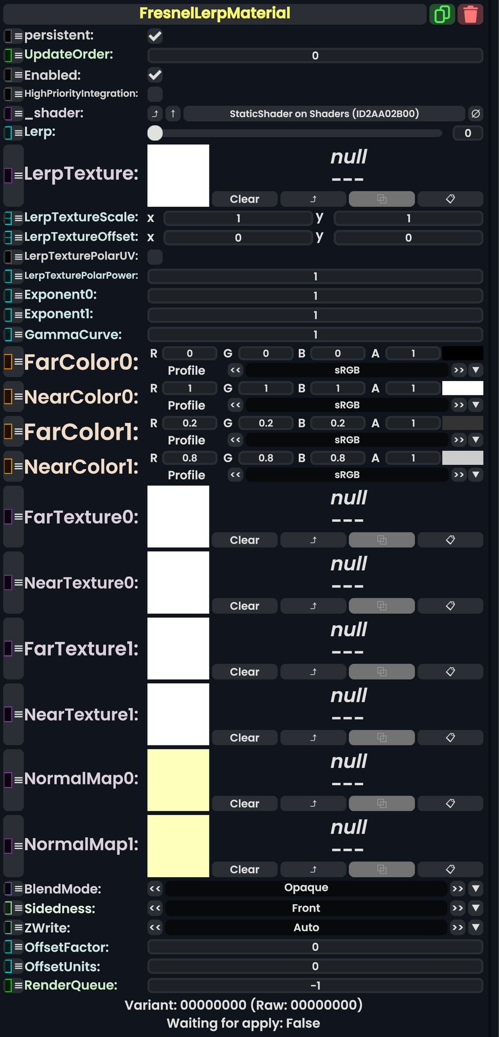 Component:FresnelLerpMaterial - Resonite Wiki
