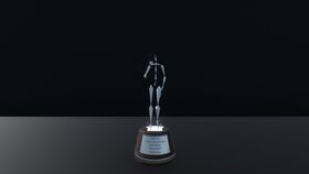 This trophy is given to the winner of the Avatar category in 3rd Place.