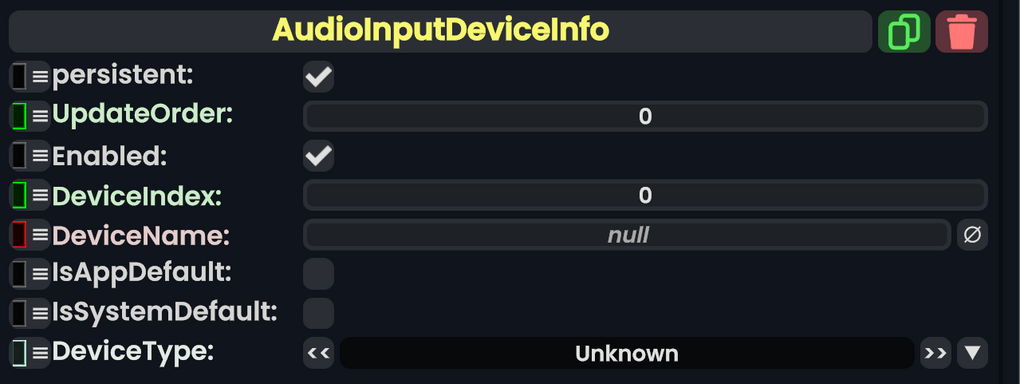 Component:AudioInputDeviceInfo - Resonite Wiki