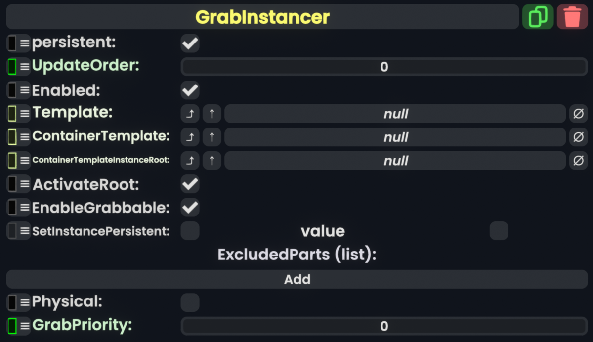 Component:GrabInstancer - Resonite Wiki