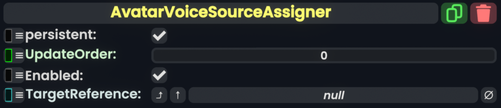 Component:AvatarVoiceSourceAssigner - Resonite Wiki