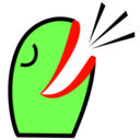 Turtle head speaking