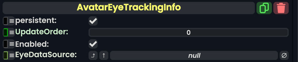Component:AvatarEyeTrackingInfo - Resonite Wiki