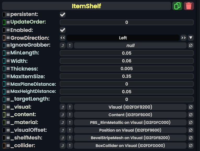 Component:ItemShelf - Resonite Wiki