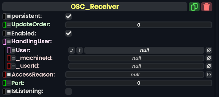 Component:OSC Receiver - Resonite Wiki