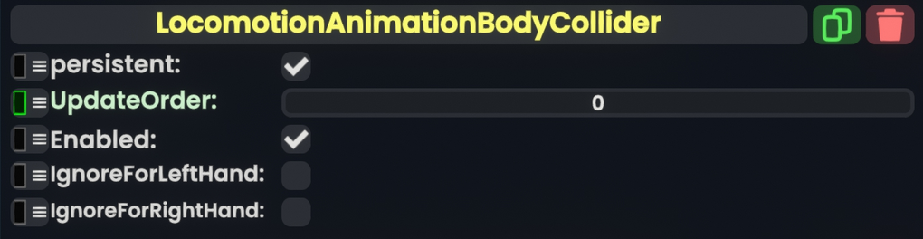 Component:LocomotionAnimationBodyCollider - Resonite Wiki