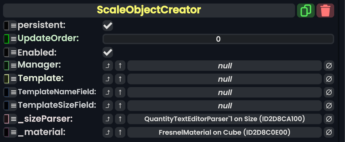 Component:ScaleObjectCreator - Resonite Wiki