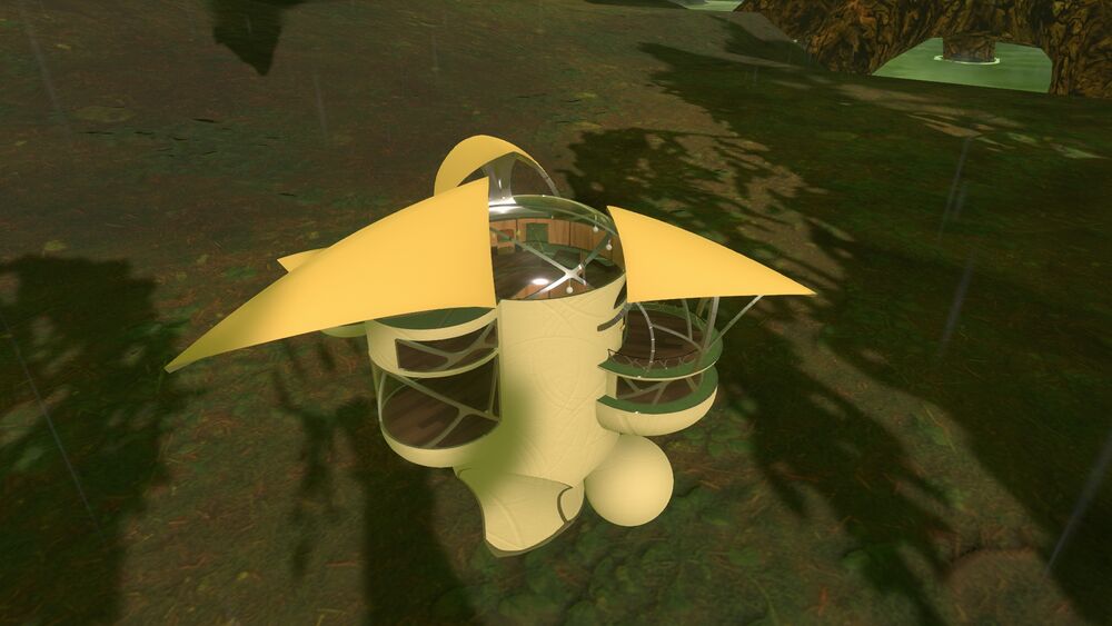 A prototype of the cloud home. not implemented due to bleeding of lights between floors.