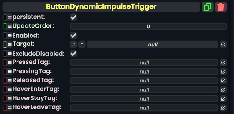 Component:ButtonDynamicImpulseTrigger - Resonite Wiki