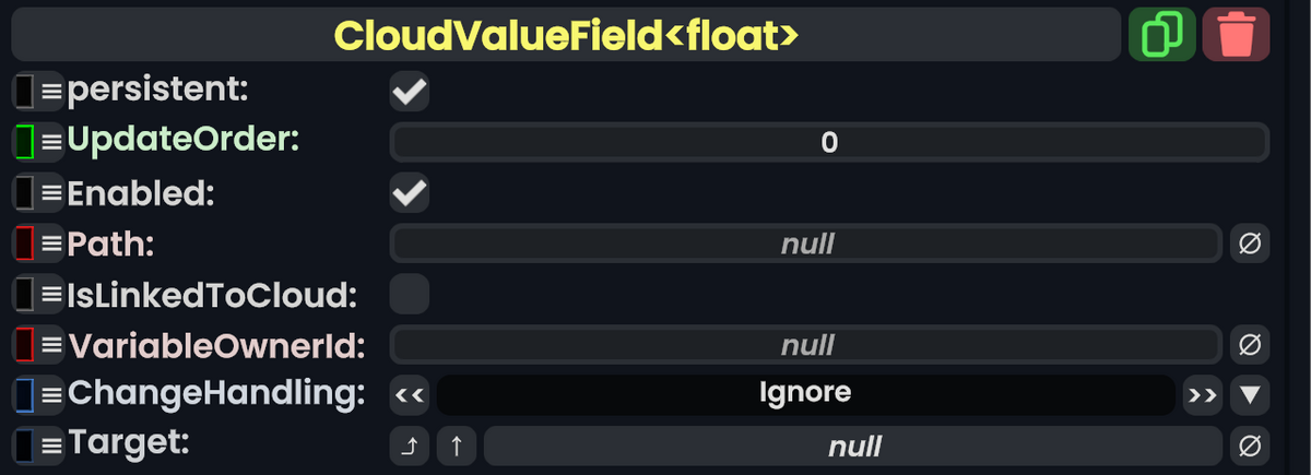 Component:CloudValueField - Resonite Wiki