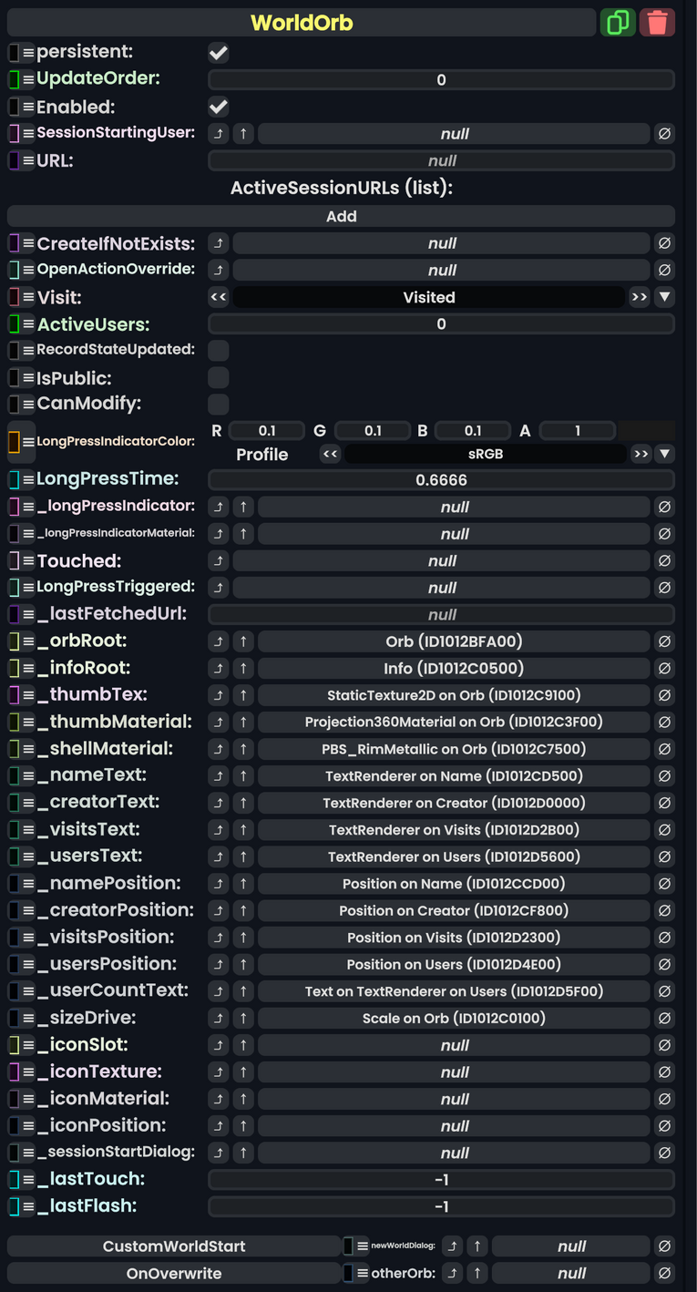 Component:WorldOrb - Resonite Wiki