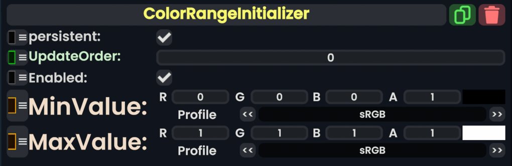Component:ColorRangeInitializer - Resonite Wiki