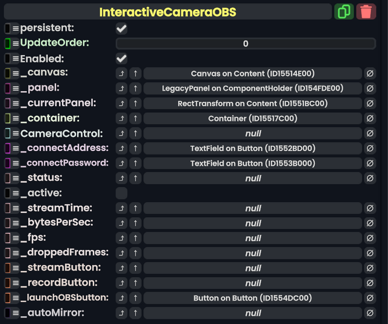 Component:InteractiveCameraOBS - Resonite Wiki