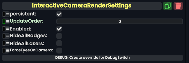 Component:InteractiveCameraRenderSettings - Resonite Wiki
