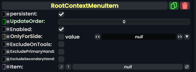 Component:RootContextMenuItem - Resonite Wiki