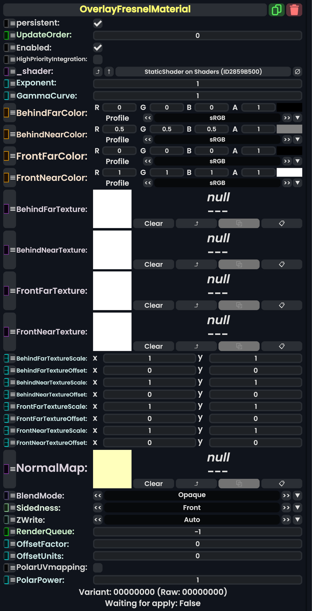 Component:OverlayFresnelMaterial - Resonite Wiki