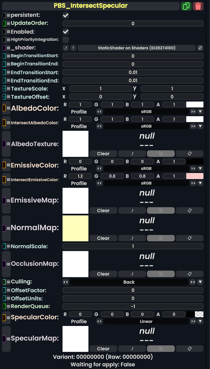 Component:PBS IntersectSpecular - Resonite Wiki