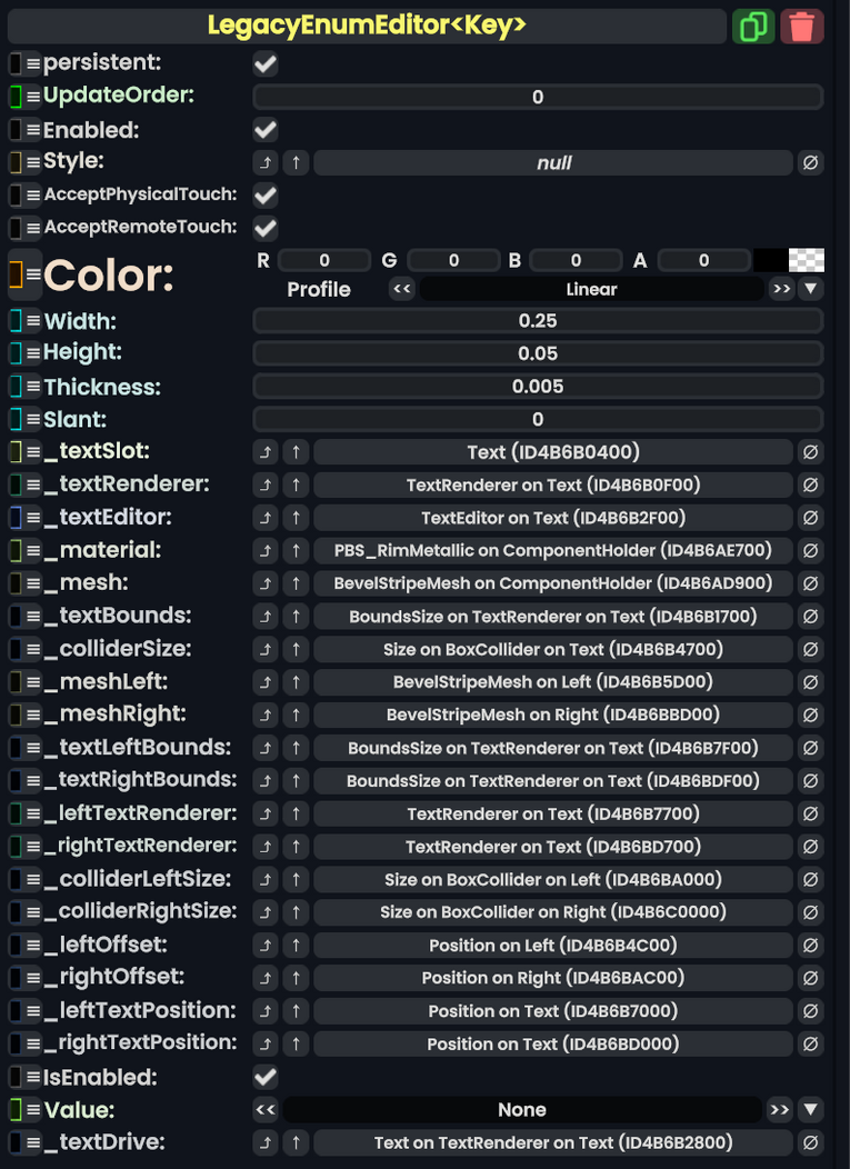 Component:LegacyEnumEditor - Resonite Wiki