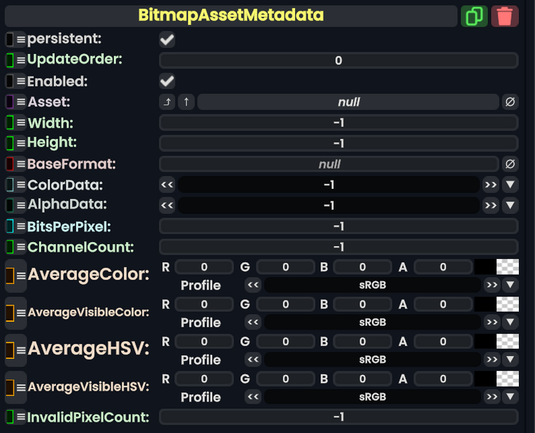 Component:BitmapAssetMetadata - Resonite Wiki