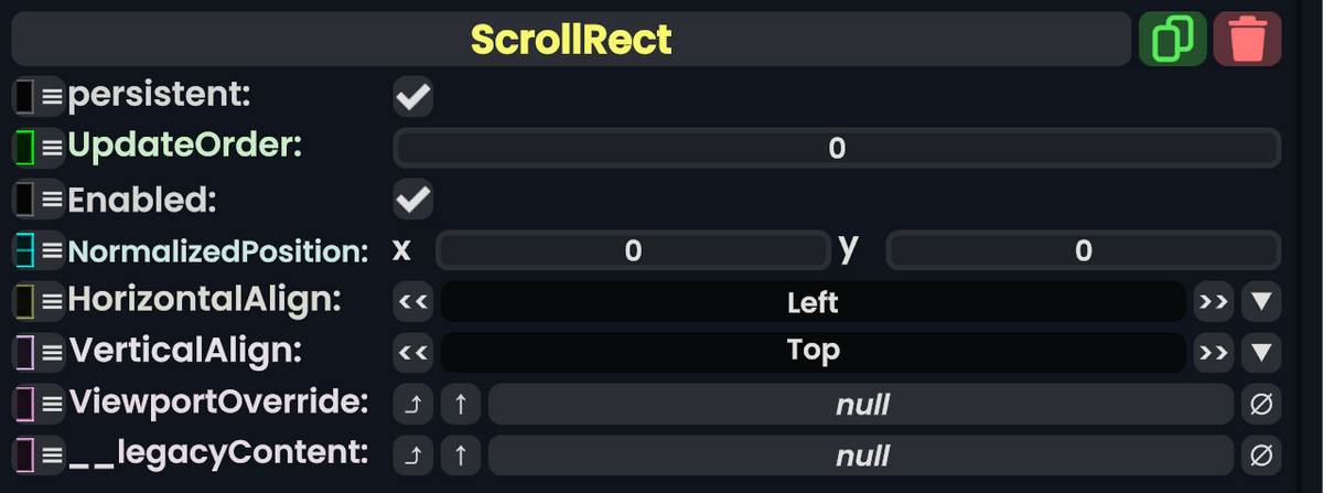 Component:ScrollRect - Resonite Wiki