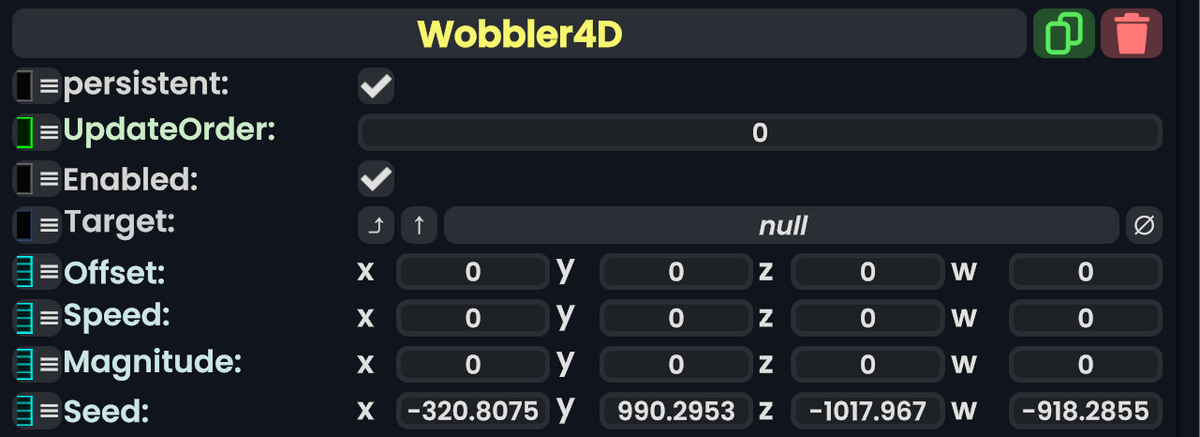 Component:Wobbler4D - Resonite Wiki