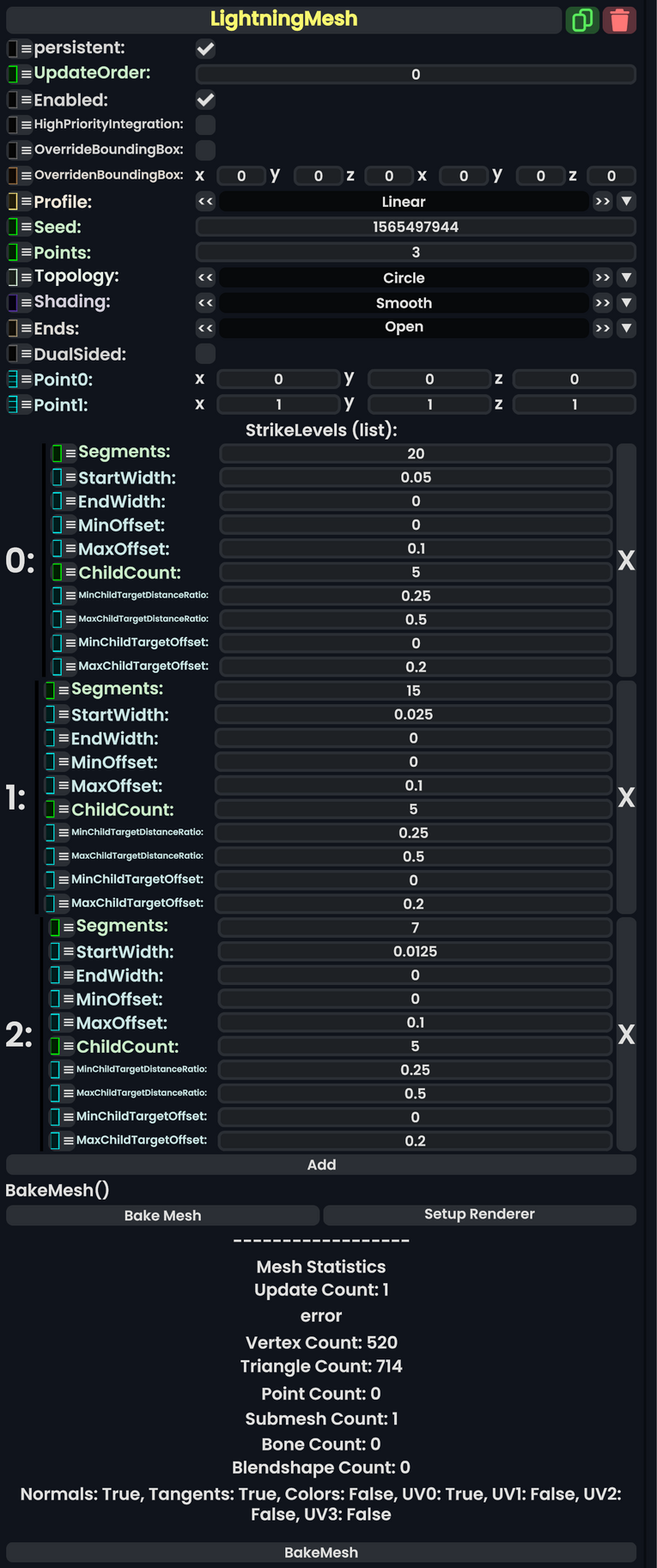 Component:LightningMesh - Resonite Wiki