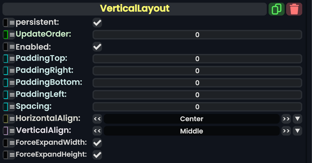 Component:VerticalLayout - Resonite Wiki