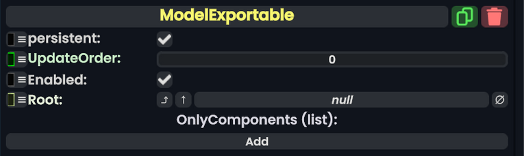 Component:ModelExportable - Resonite Wiki