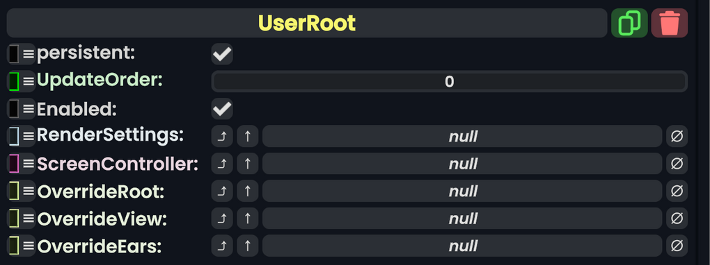 Component:UserRoot - Resonite Wiki