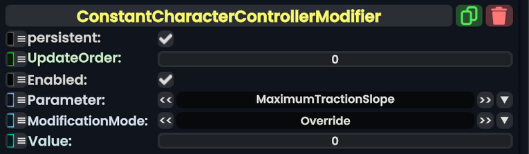 Component:ConstantCharacterControllerModifier - Resonite Wiki