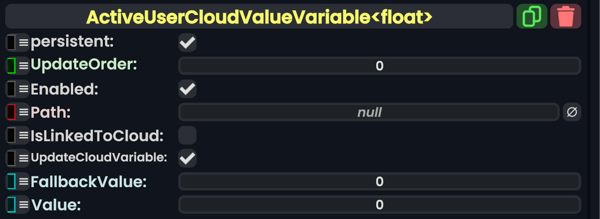 Component:ActiveUserCloudValueVariable - Resonite Wiki
