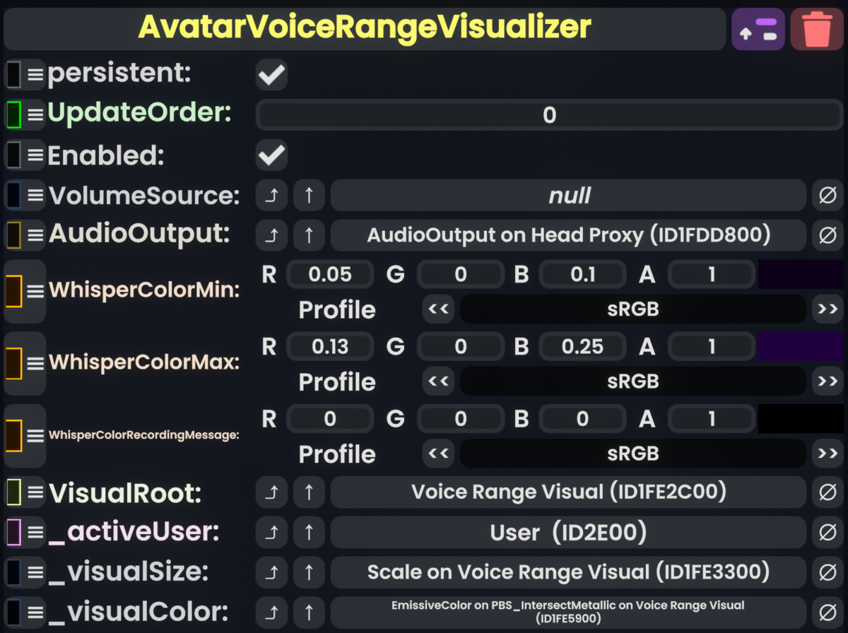 Component:AvatarVoiceRangeVisualizer - Resonite Wiki